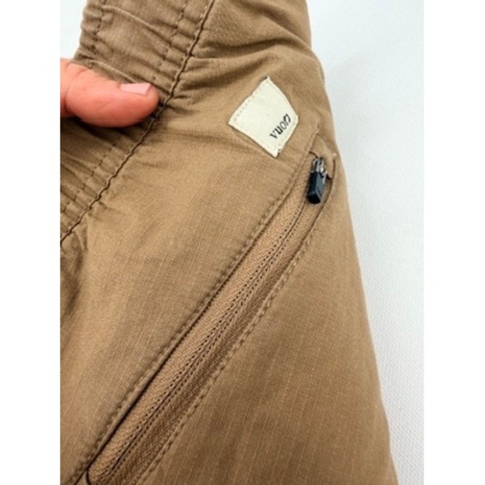 Vuori Ripstop Straight Pants Tan Drawstring Hiking Travel M - Picture 5 of 16